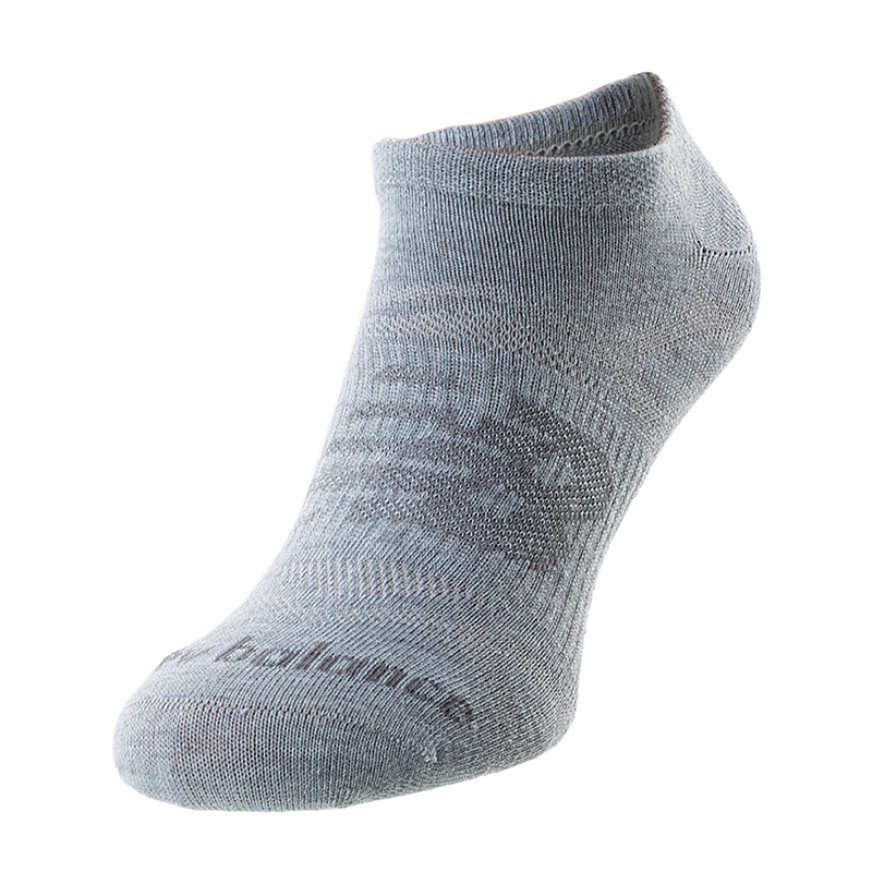 Шкарпетки New Balance Flat Knit No Show 3 Pack Унісекс р.43-46 Сірий