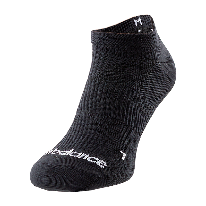 Шкарпетки New Balance Run Flat Knit No Show Унісекс р.39-42 Чорний