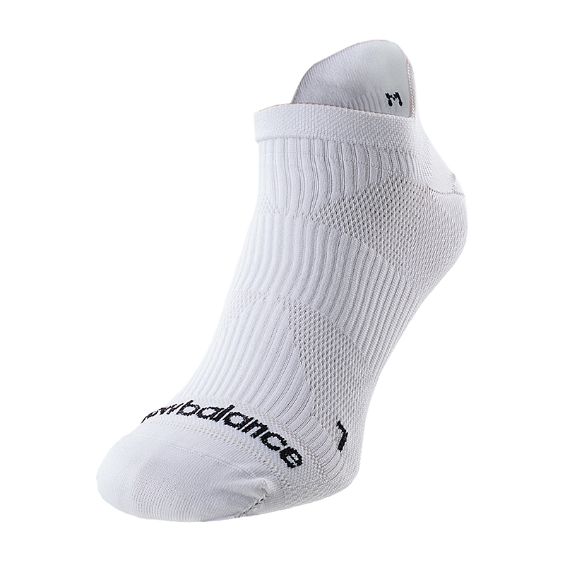 Шкарпетки New Balance Run Flat Knit Tab No Show Унісекс р.39-42 Білий