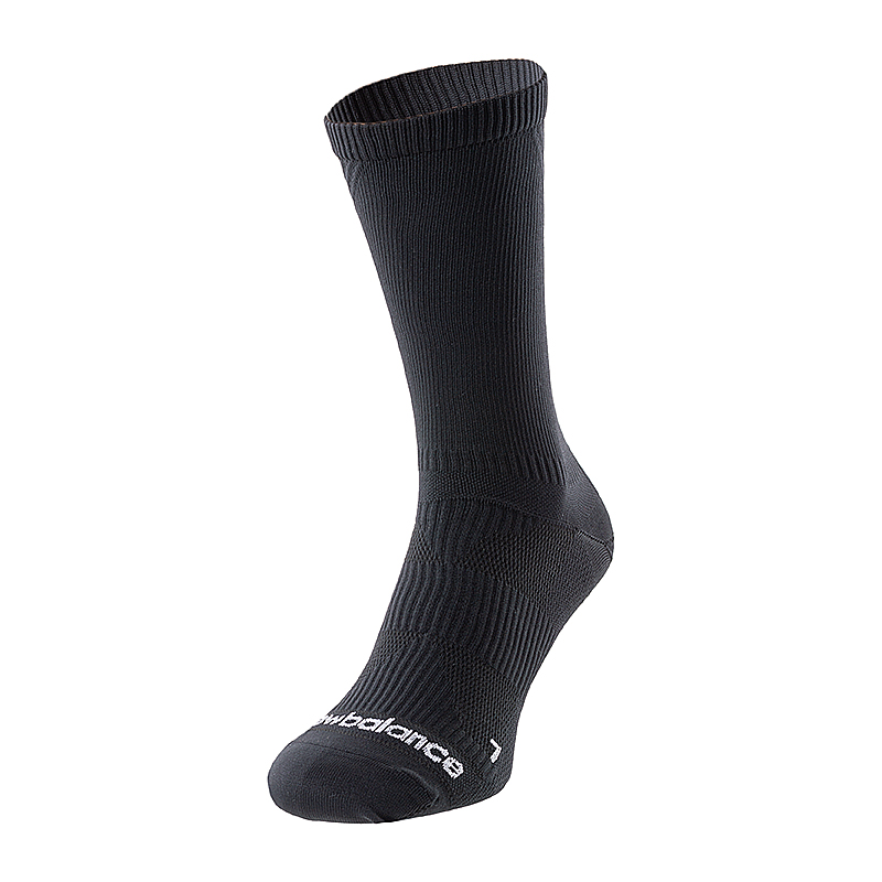 Шкарпетки New Balance Run Flat Knit Crew Унісекс р.39-42 Чорний