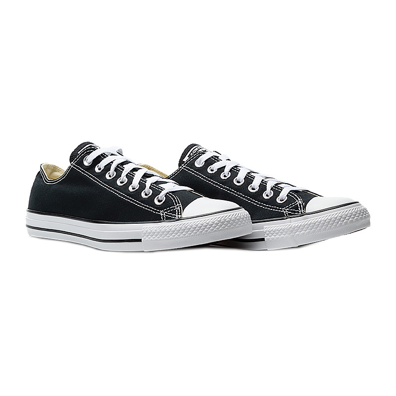 Кеди Converse ALL STAR OX BLACK Унісекс р.41 Чорний/Білий