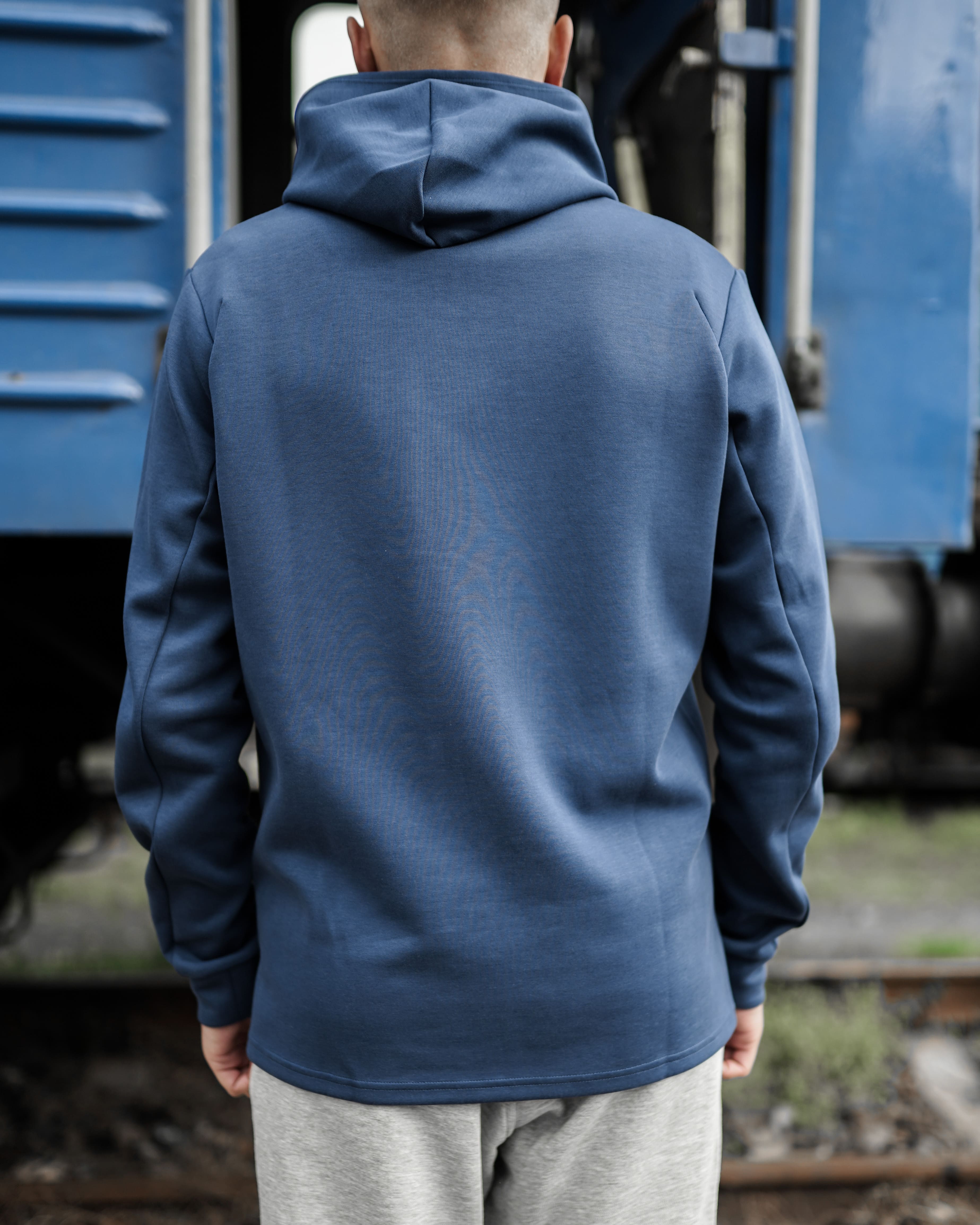 Кофта New Balance NB FCDK Travel FZ Чоловіча р.S Синій