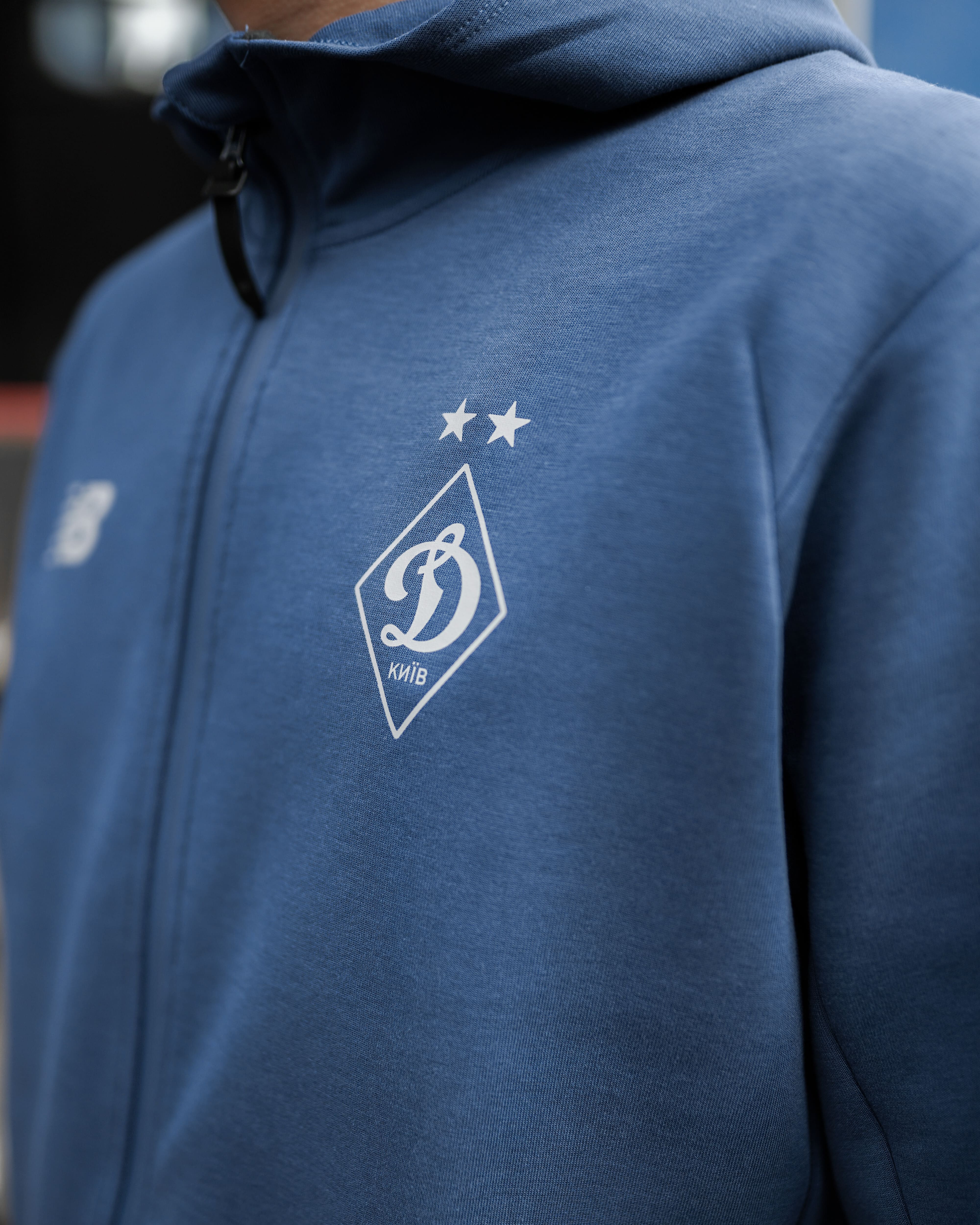 Кофта New Balance NB FCDK Travel FZ Чоловіча р.S Синій