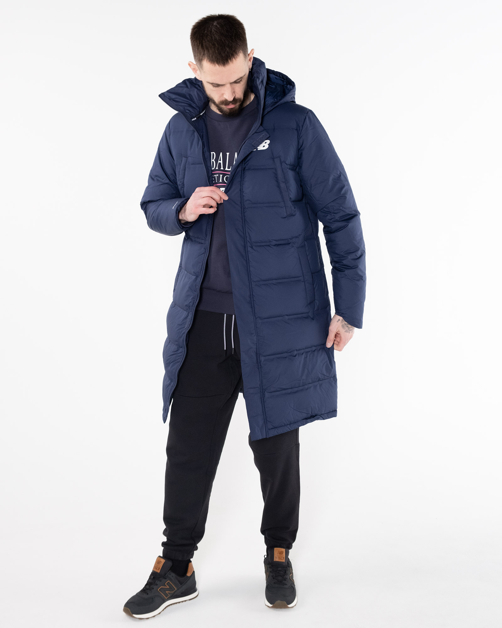 Куртка New Balance зим. Bench Long Down Чоловіча р.M