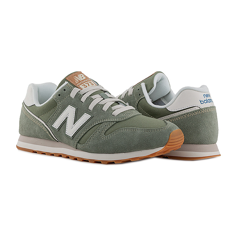 Кросівки New Balance 373 Canvas Чоловіки р.41.5 Білий/Зелений