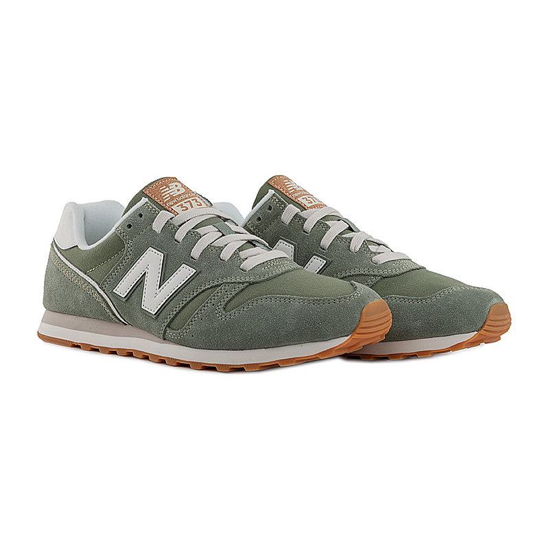 Кросівки New Balance 373 Canvas Чоловіки р.41.5 Білий/Зелений