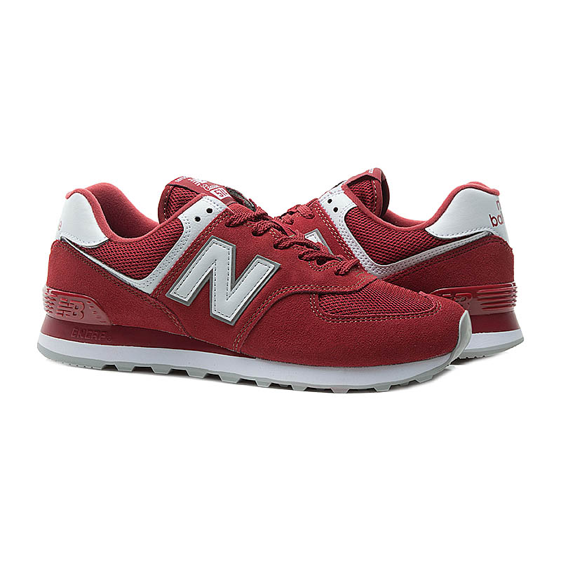 Кросівки New Balance 574 Classic Чоловіки р.42 Білий/Бордовий