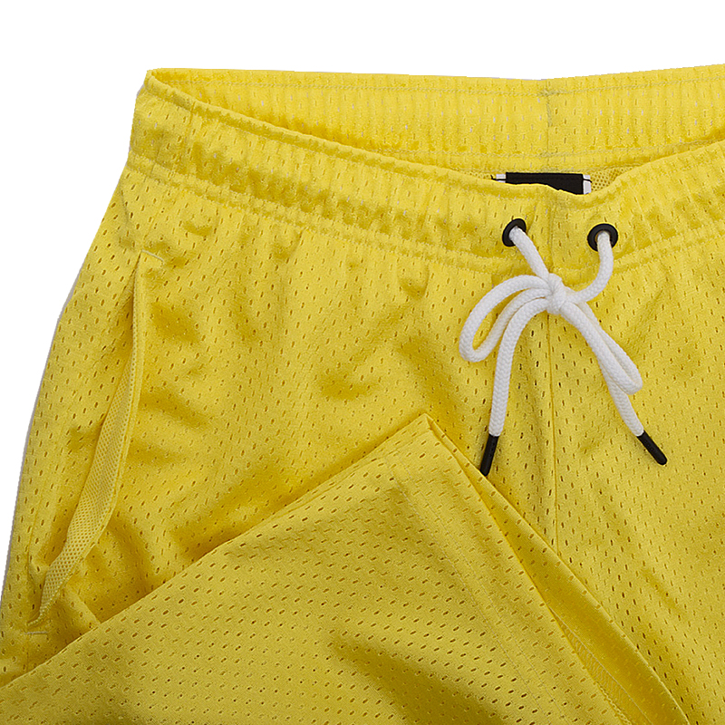 Шорти New Balance Essentials Mesh Чоловіча р.S Білий/Жовтий