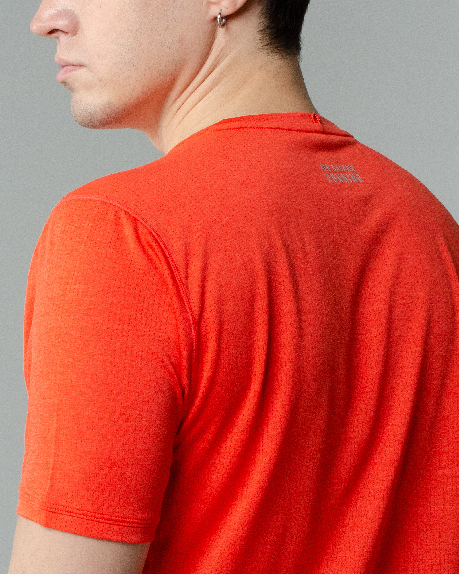 Футболка New Balance Impact Run SS Чоловіча р.S Помаранчевий