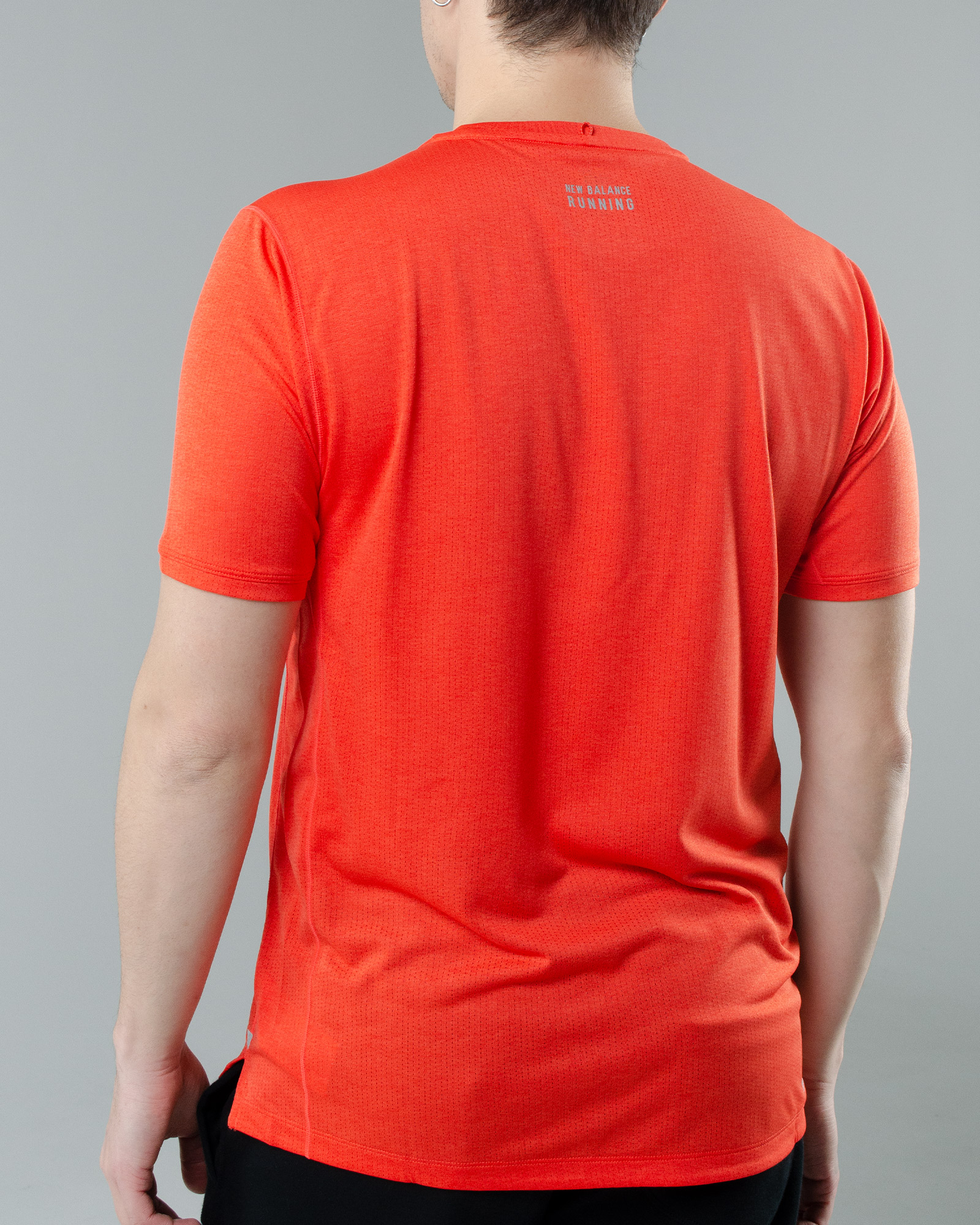 Футболка New Balance Impact Run SS Чоловіча р.S Помаранчевий
