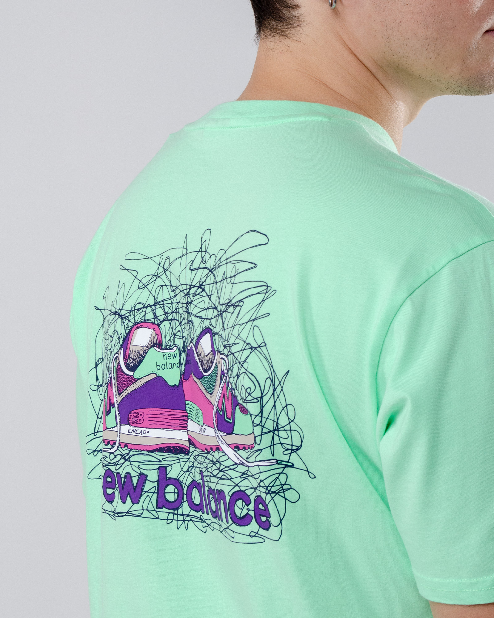 Футболка New Balance Athletics Clash Gr Чоловіча р.S