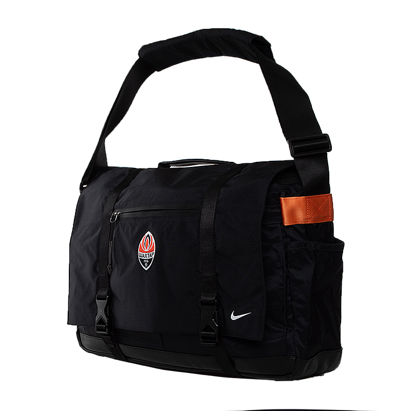 Сумка Nike NSW Eugene Premium Messenger Унісекс р.MISC Чорний