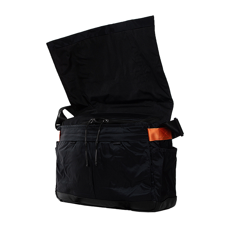 Сумка Nike NSW Eugene Premium Messenger Унісекс р.MISC Чорний