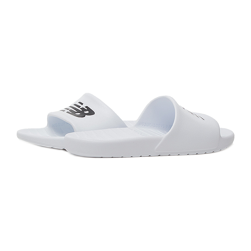 Тапочки New Balance 100 Унісекс р.44 Чорний/Білий