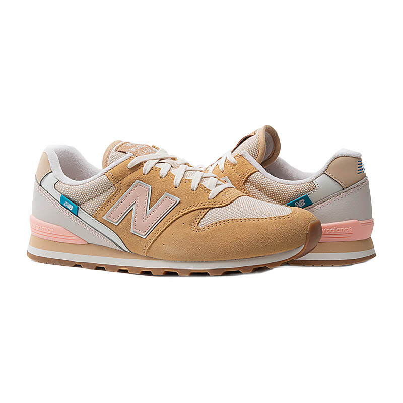 Кросівки New Balance 996 Canvas Жінки р.36.5 Комбінований/Помаранчевий