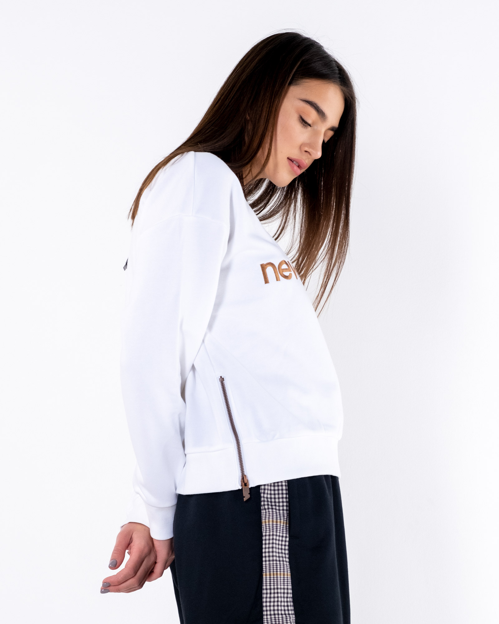 Реглан New Balance Ess Botanical Жіноча р.XS Білий