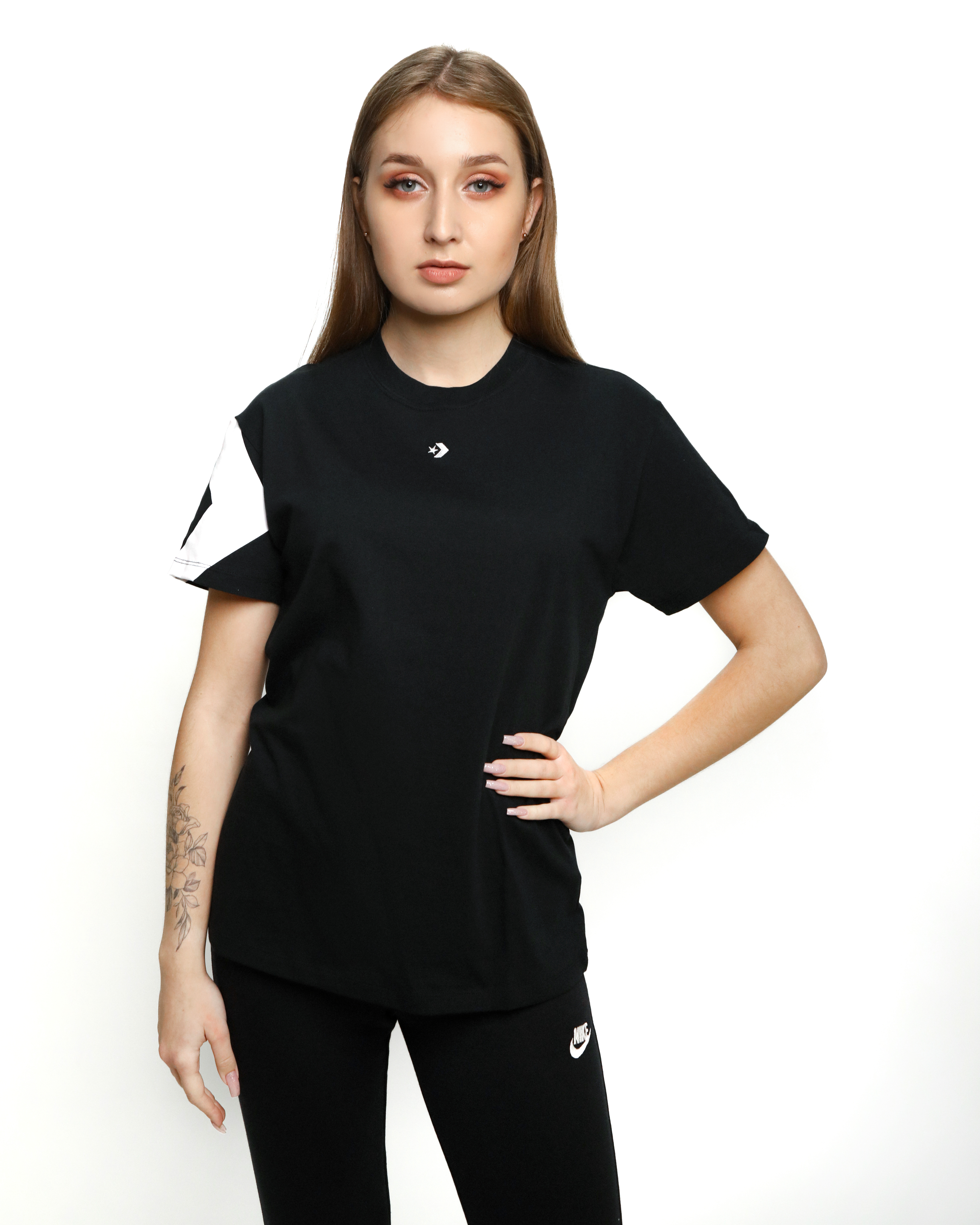 Футболка Converse Star Chevron Triple Hit Relaxed Tee Жіноча р.XS