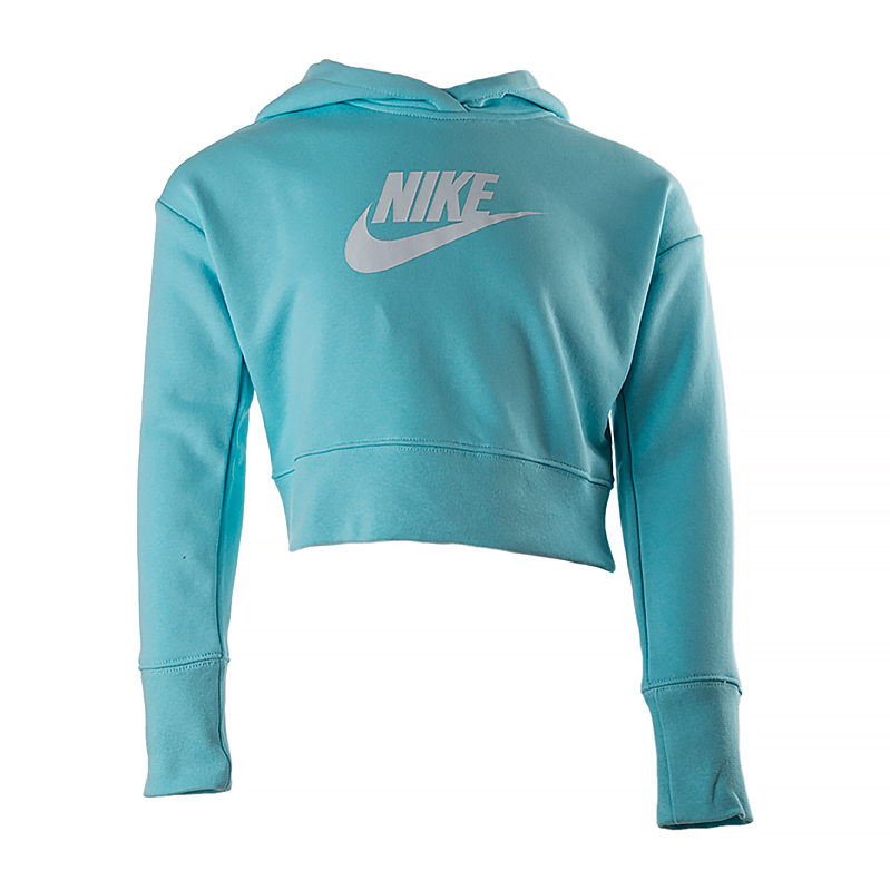 Кофта Nike G NSW CLUB FT CROP HOODIE HBR Дівчинка (8-15) р.XS