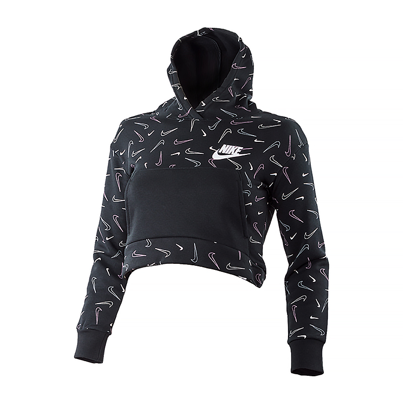 Кофта Nike G NSW FLC AOP HOODIE Дівчинка (8-15) р.XS