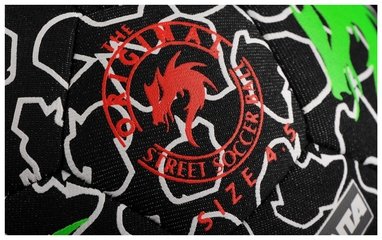Мяч футбольный Select Monta Street Match зелено-красно-черный фото товара