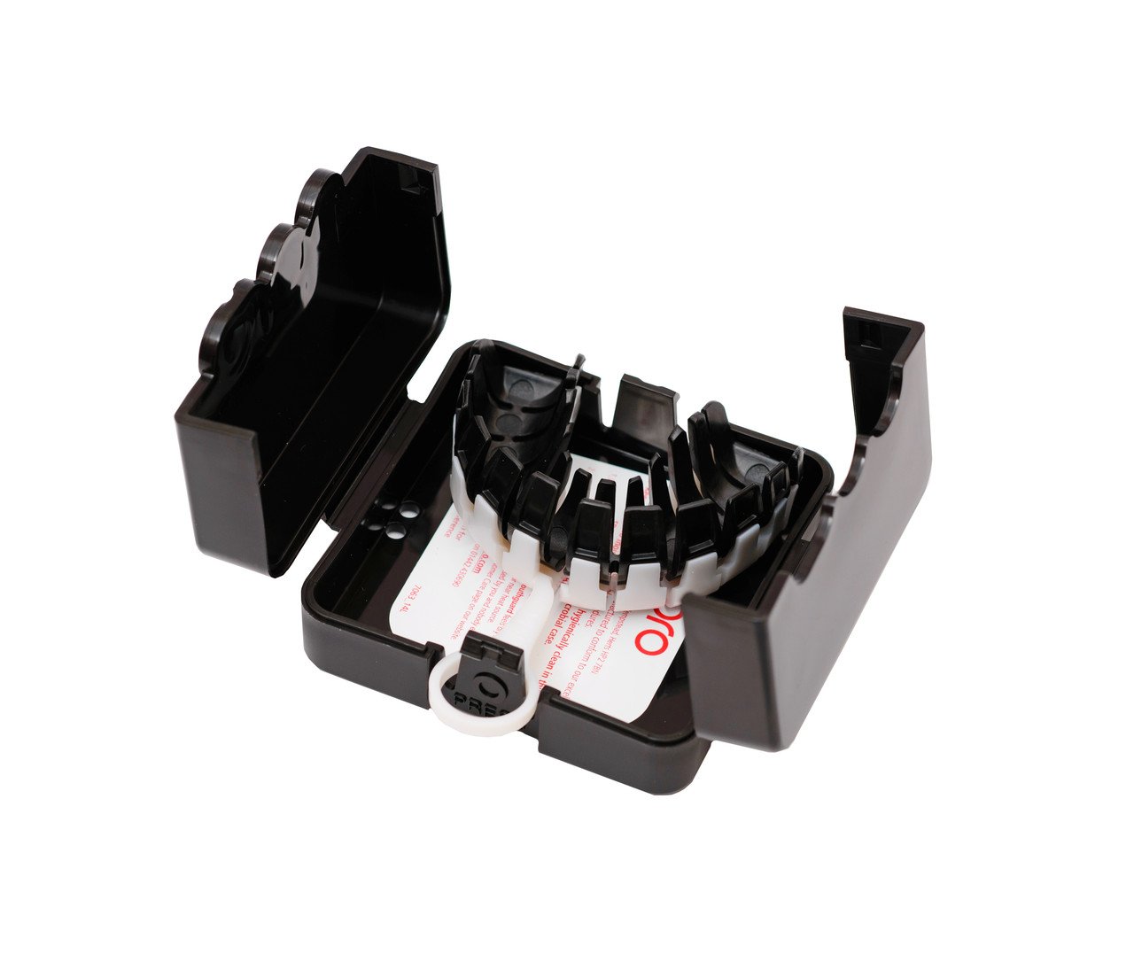 Капа OPRO Power - Fit Aggression-Jaws Silver / White фото товару