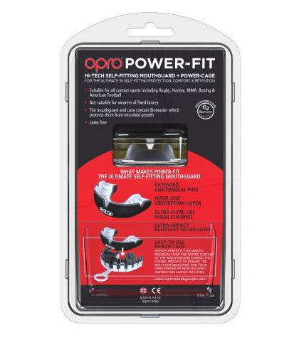 Капа OPRO Power-Fit Bling-Urban Series White/Gold фото товару