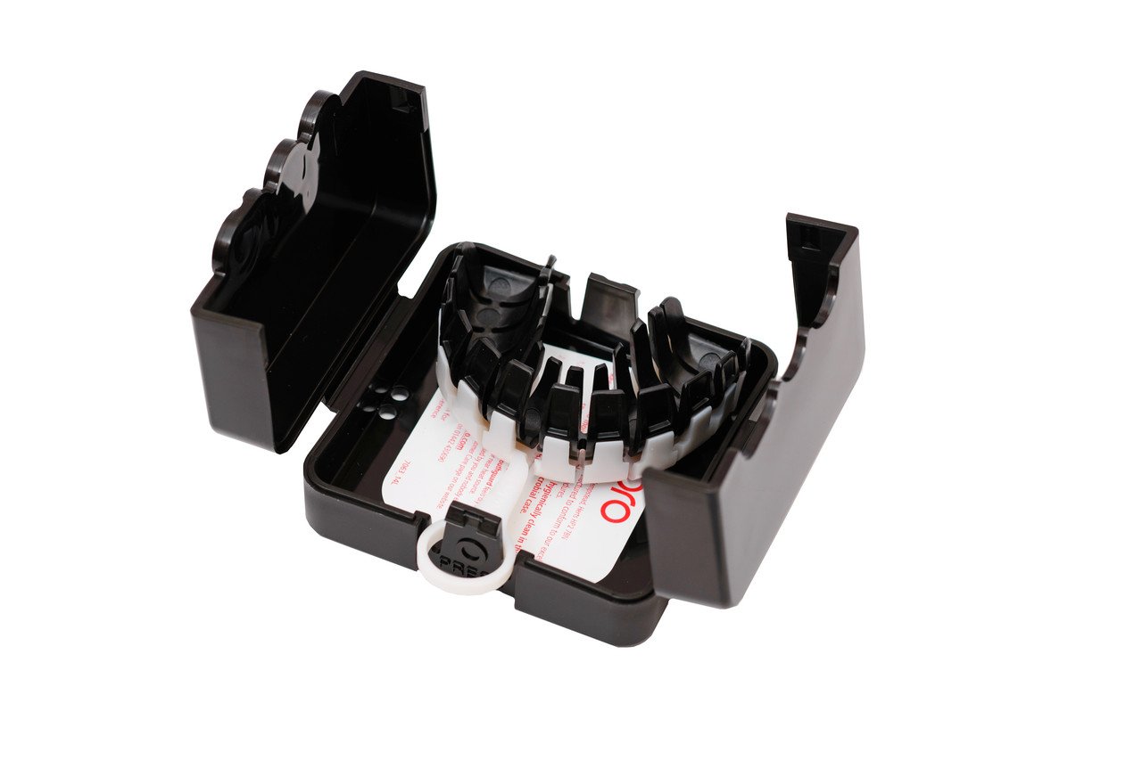 Капа OPRO Power-Fit Bling-Urban Series White/Gold фото товару