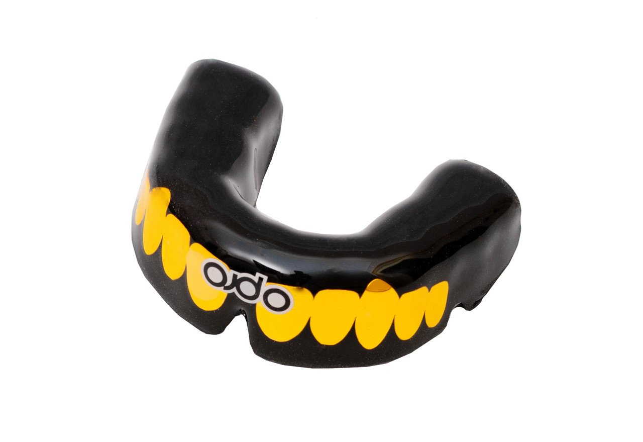 Капа OPRO Power-Fit Bling-Teeth Series Black/White фото товара