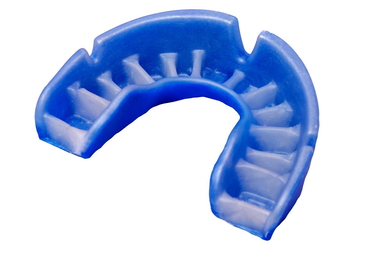 Капа OPRO Gold Series Blue/Pearl фото товару