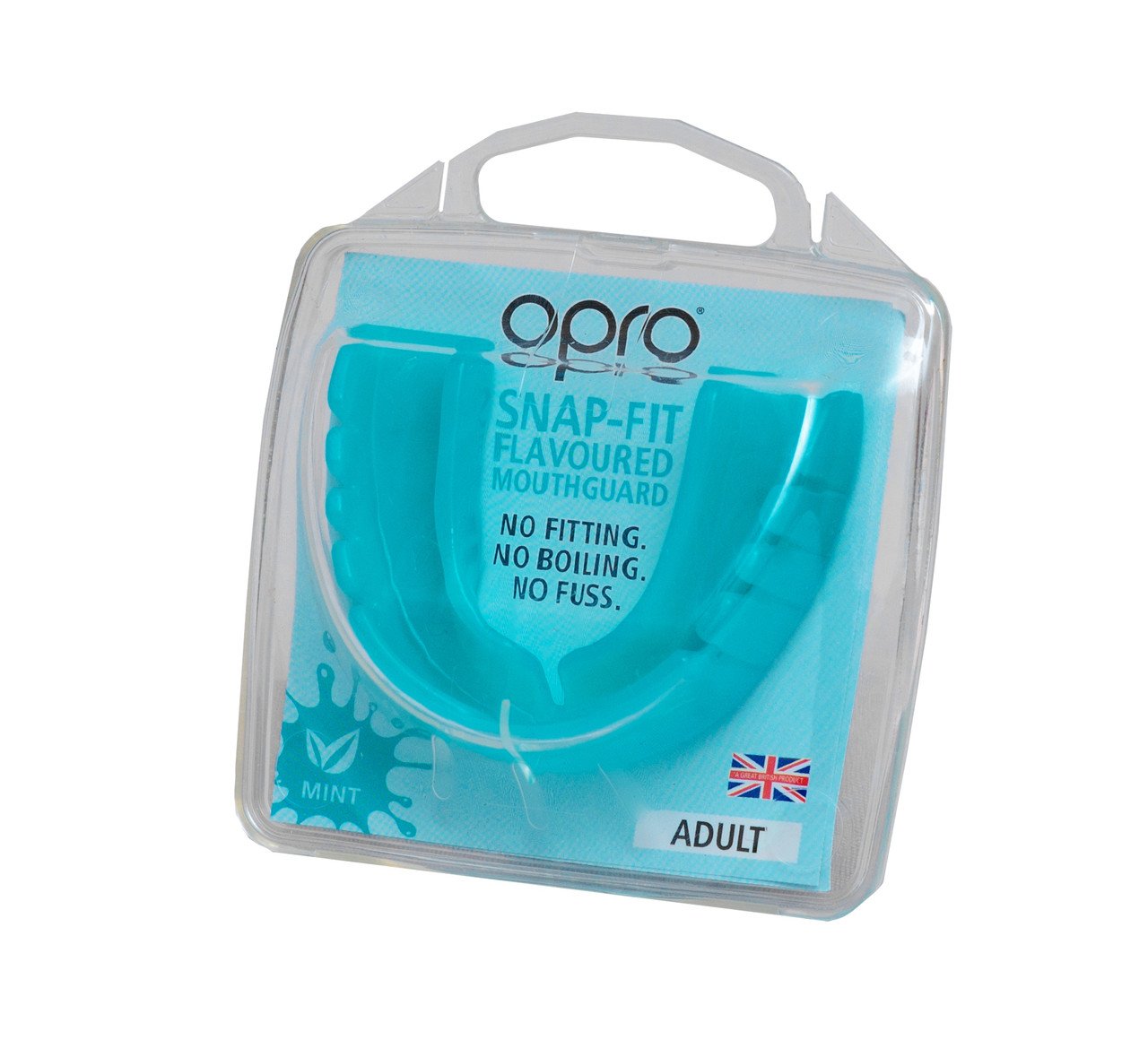 Капа OPRO Snap-Fit Mint Green Flavoured со вкусом мяты art.002139008) фото товару