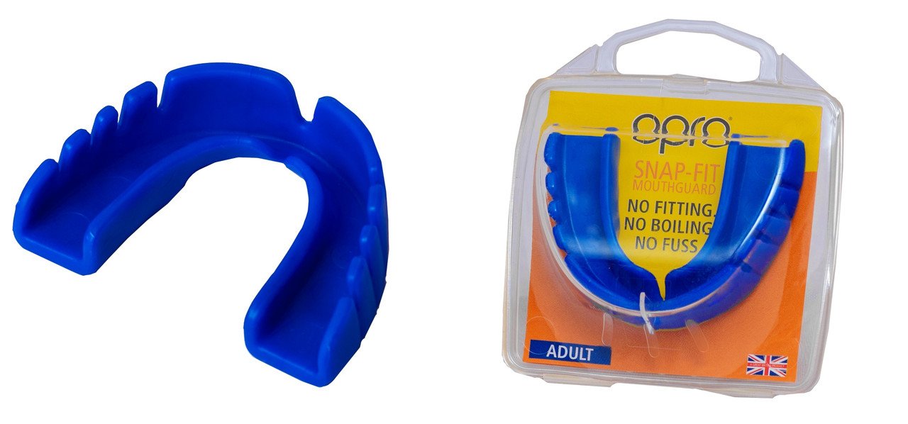 Капа OPRO Snap-Fit Electric Blue  фото товару