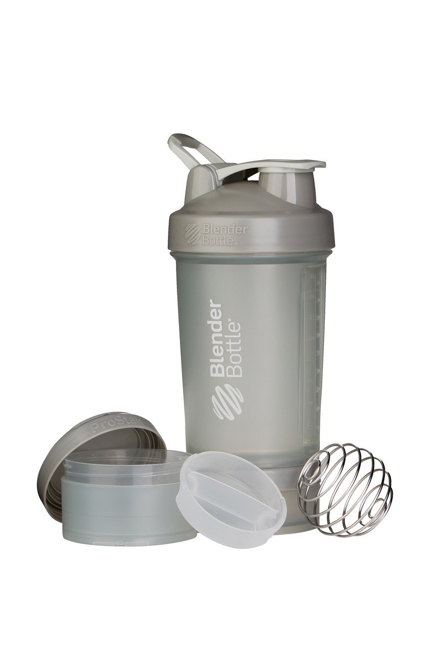 Шейкер спортивный BlenderBottle ProStak 650ml с 2-мя контейнерами Grey (ORIGINAL) фото товару