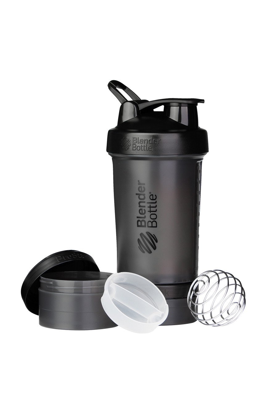 Шейкер спортивный BlenderBottle ProStak 650ml с 2-мя контейнерами Black (ORIGINAL) фото товару