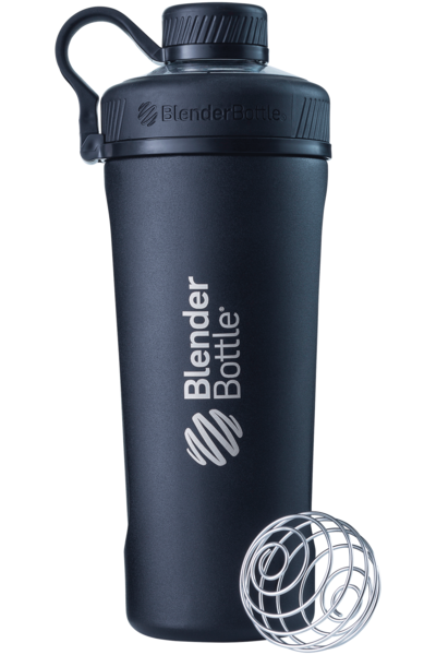Спортивная бутылка-шейкер BlenderBottle  Radian THERMO EDELSTAHL 26OZ / 770ML Black (ORIGINAL) фото товару