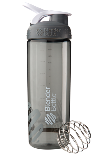 Спортивная бутылка-шейкер BlenderBottle SportMixer Sleek Promo 820ml Grey (ORIGINAL) фото товара