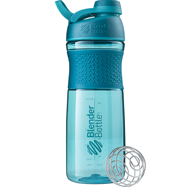 Спортивная бутылка-шейкер BlenderBottle SportMixer Twist 820ml Teal (ORIGINAL) фото товара