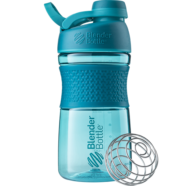 Спортивная бутылка-шейкер BlenderBottle SportMixer Twist 590ml Teal (ORIGINAL) фото товара