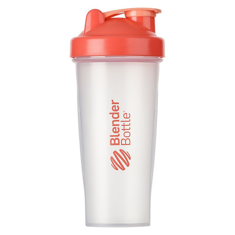 Шейкер спортивный BlenderBottle Classic 820ml Clear/Coral фото товара