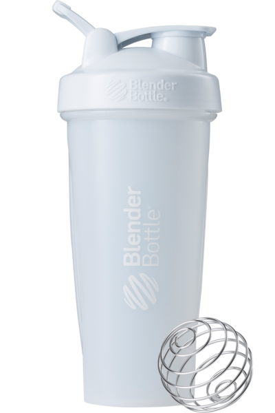 Спортивный шейкер BlenderBottle Classic Loop 820ml White (ORIGINAL) фото товару