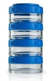 Контейнер спортивный BlenderBottle GoStak 4*40ml Blue (ORIGINAL) фото товару
