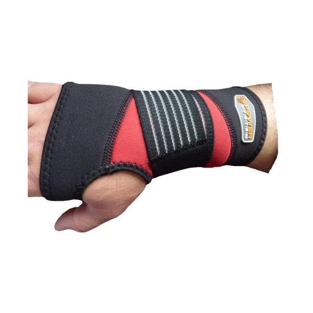 Кистевый бинт Power System Neo Wrist Support PS-6010 Black/Red фото товару