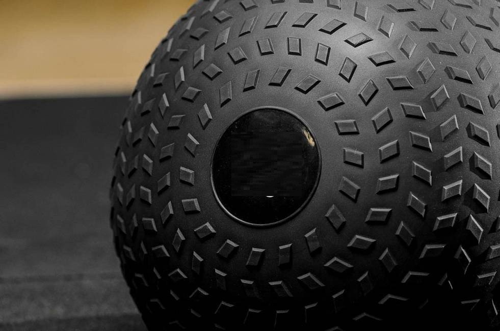 Мяч SlamBall для кросфита и фитнеса Power System PS-4114 3кг рифленый фото товару