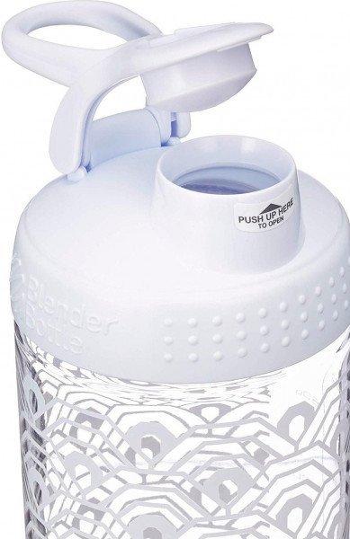 Спортивная бутылка-шейкер BlenderBottle SportMixer Signature Sleek WHITE CLAMSHELL 820мл (ORIGINAL) фото товара