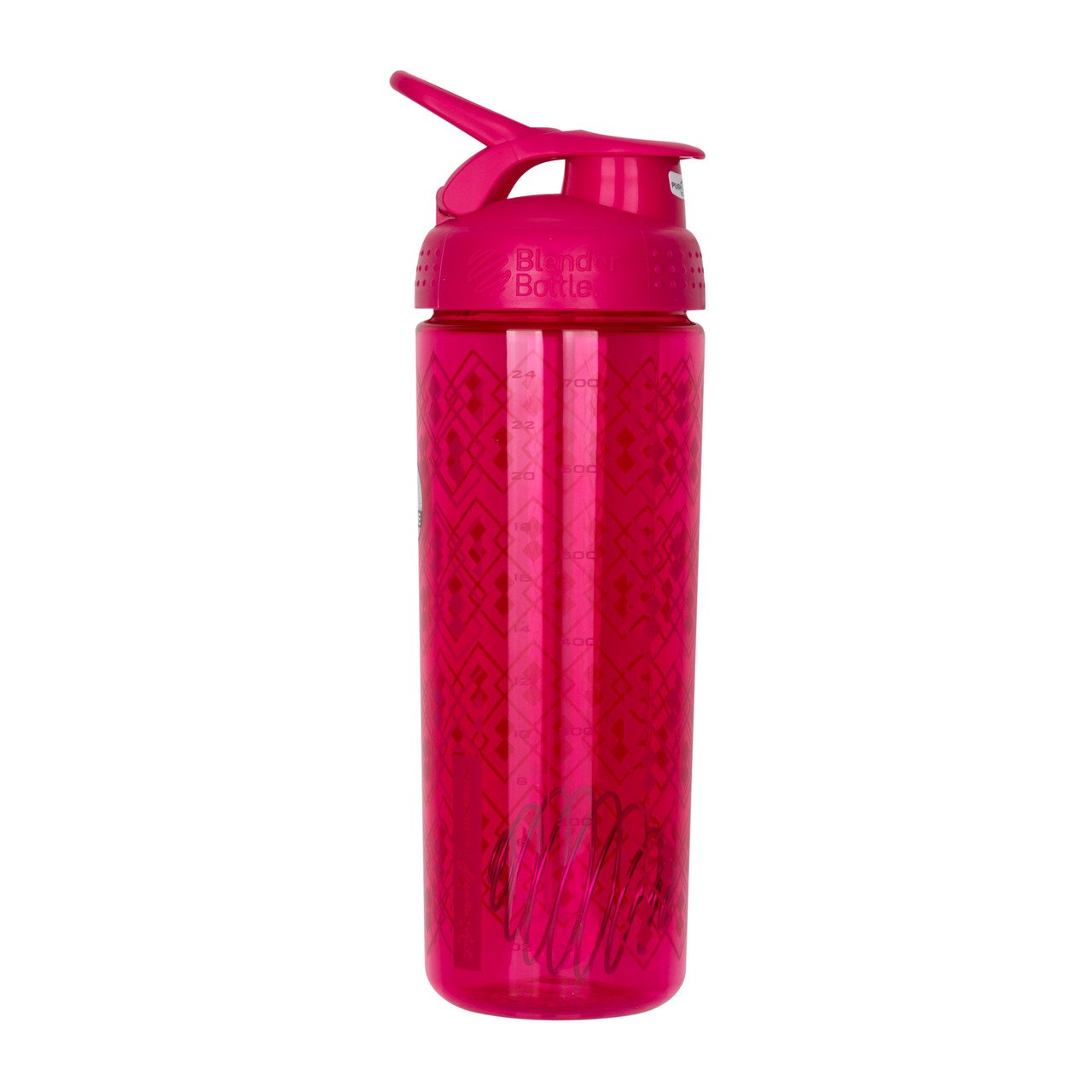 Спортивная бутылка-шейкер BlenderBottle SportMixer Signature Sleek PINK GEO LACE 820мл (ORIGINAL) фото товара