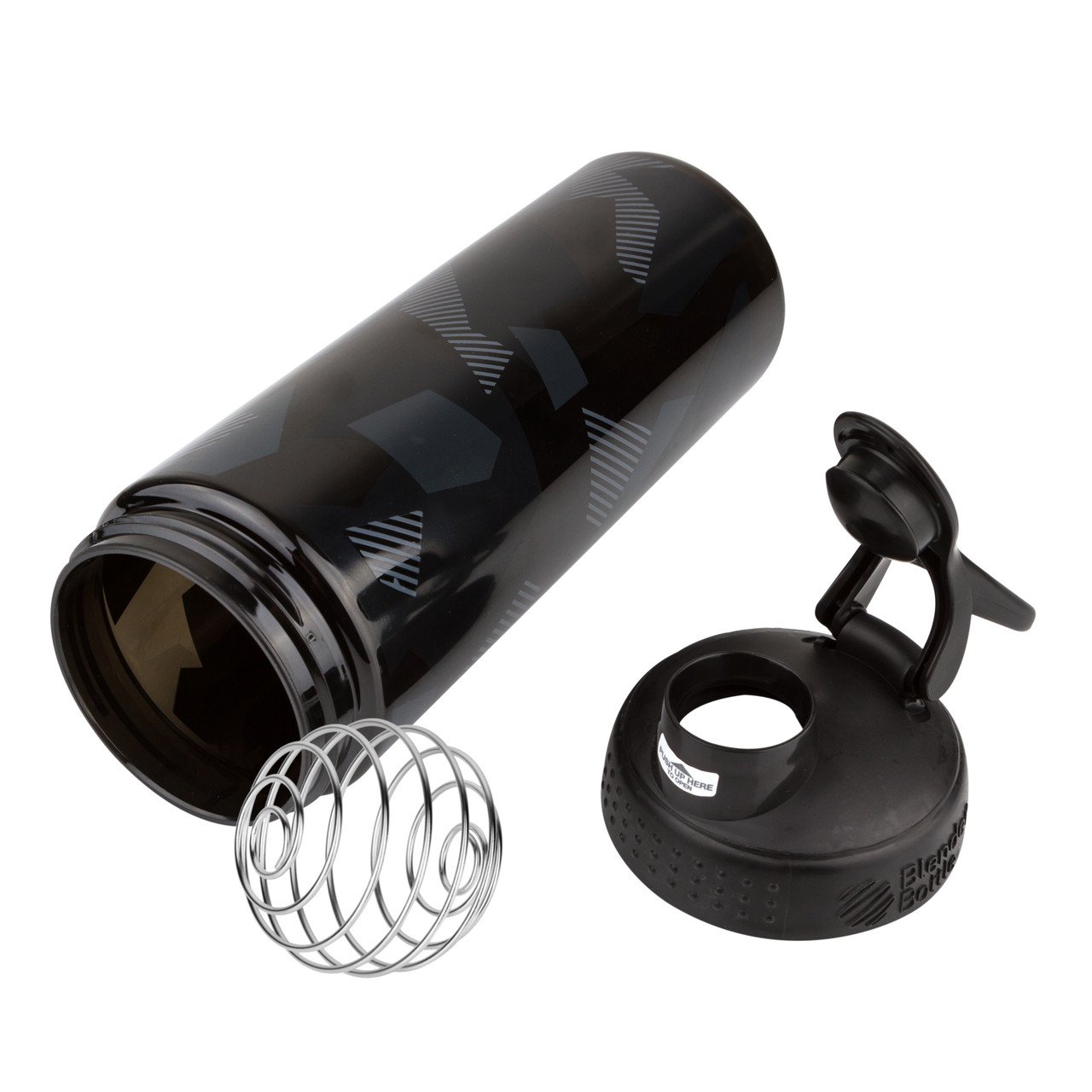 Спортивная бутылка-шейкер BlenderBottle SportMixer Signature Sleek BLACK SHATTERED SLATE 820мл (ORIGINAL) фото товара