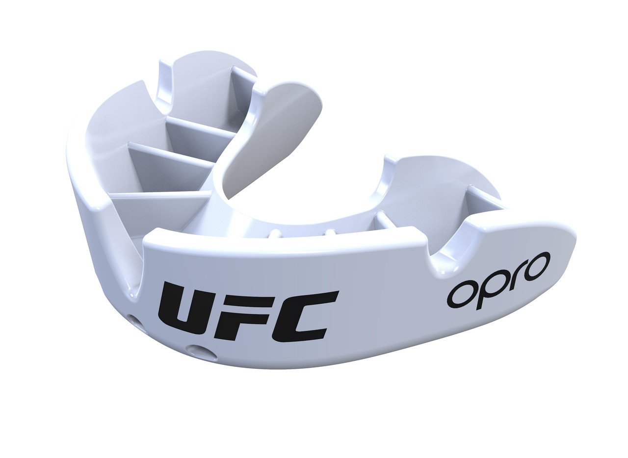 Капа OPRO Junior Bronze UFC Hologram White фото товару