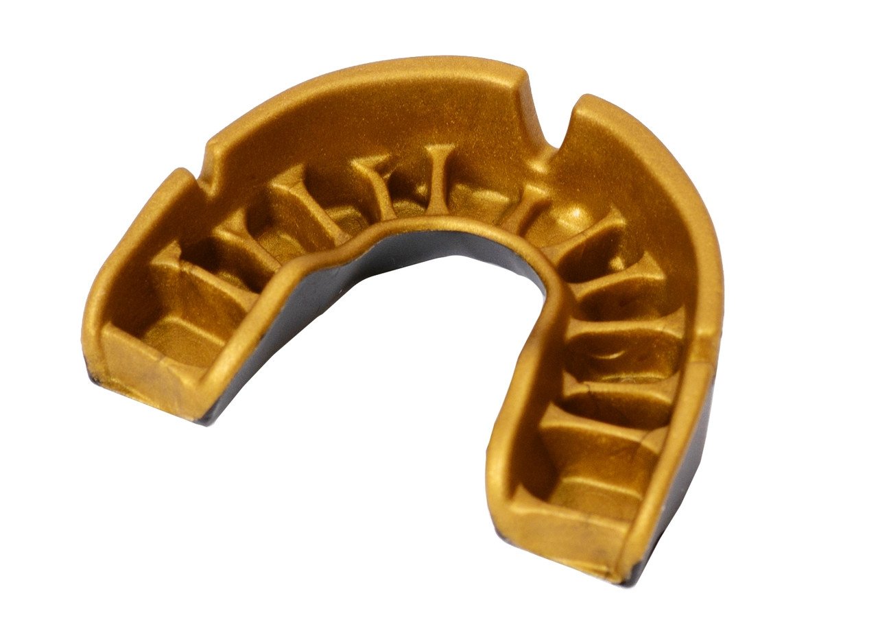 Капа OPRO Gold UFC Hologram Black Metal/Gold фото товару