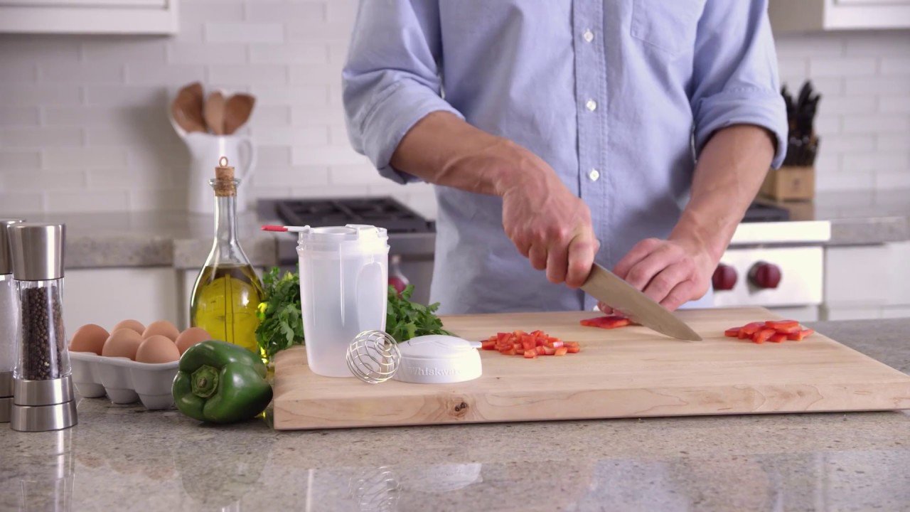 Универсальный блендер BlenderBottle Whiskware EggMixer 3-в-1 591 мл Белый (EggMixer) фото товара