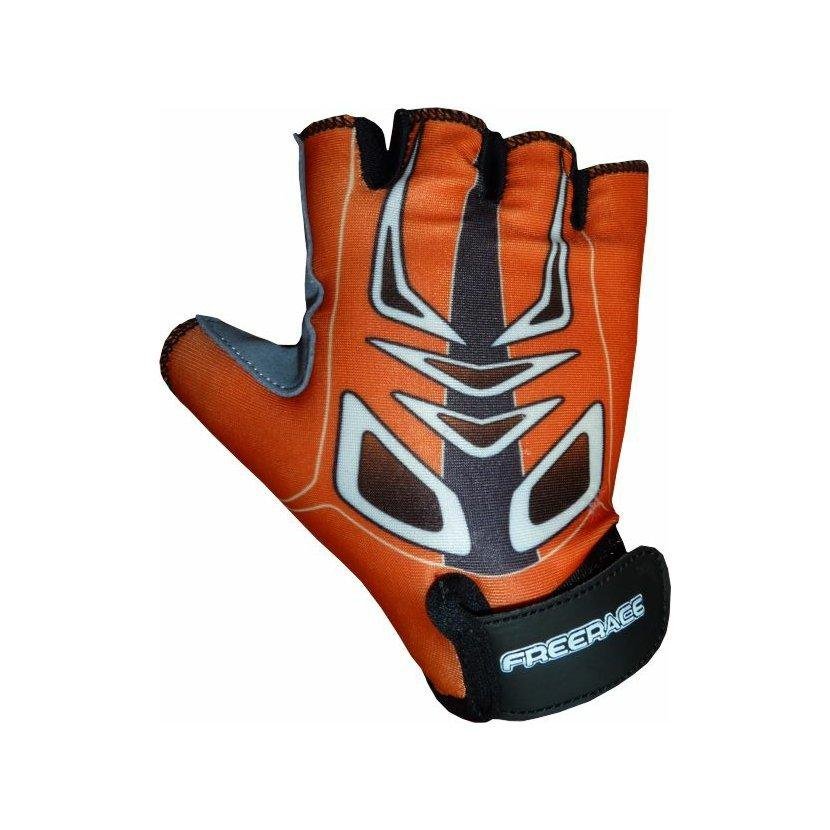 Велоперчатки детские Freerace Mike FC-1005 (размер 4) Orange фото товару