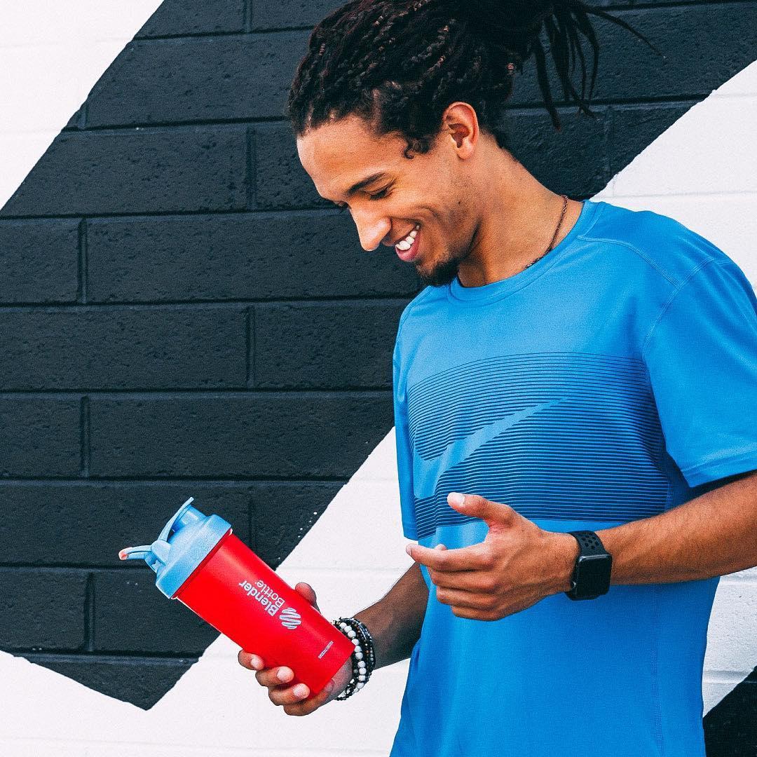 Спортивный шейкер BlenderBottle Classic Loop 820ml Special Edition Sonic Red/Blue (ORIGINAL) фото товару